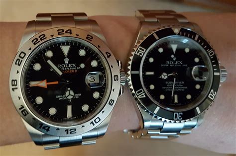 rolex submariner vs explorer ii|rolex 226570 vs 216570.